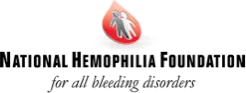 National Hemophilia Foundation logo.